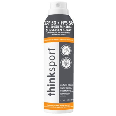 Thinksport Clear Zinc Sunscreen Spray SPF 50