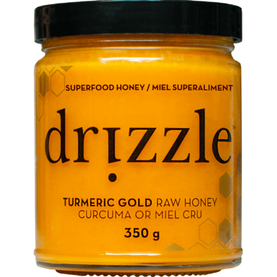 Drizzle Turmeric Gold Raw Honey