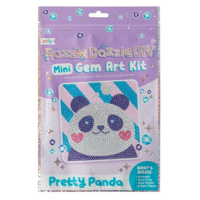OOLY Razzle Dazzle DIY Mini Gem Art Kit Pretty Panda