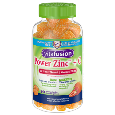 Vitafusion Power Zinc + C Gummy Vitamins For Adults