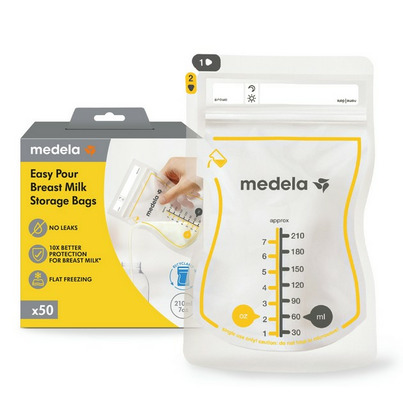 Medela Easy Pour Disposable Breast Milk Storage Bags