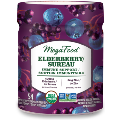 MegaFood Elderberry Immune Support Gummies Berry