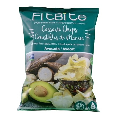 FitBite Cassava Chips Avocado