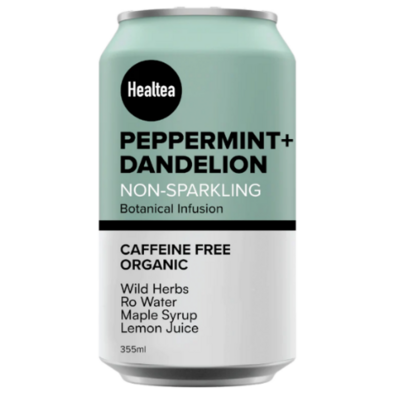 Healtea Non-Sparkling Beverage Peppermint Dandelion