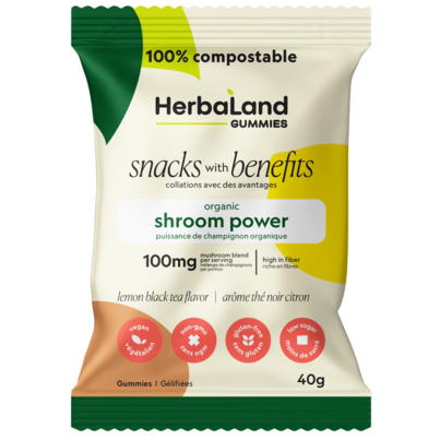 Herbaland Snacks With Benefits Shroom Power