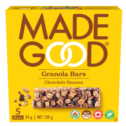 MadeGood Chocolate Banana Organic Granola Bars