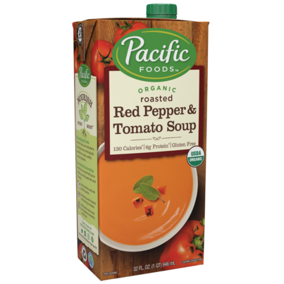 Pacific Foods Organic Roasted Red Pepper & Tomato Soup