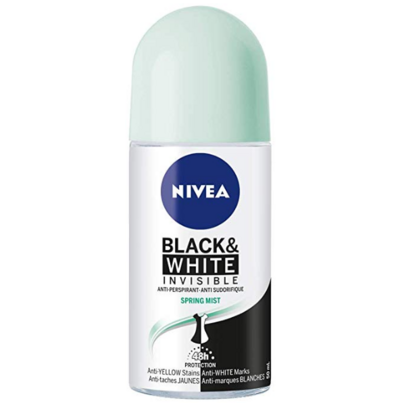 Nivea Black & White 48H Protection Roll-On Anti-Perspirant Spring Mist