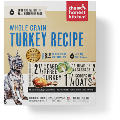 The Honest Kitchen Whole Grain Turkey Dog Food Recipe