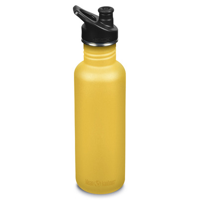 Klean Kanteen Classic Bottle With Sport Cap Old Gold
