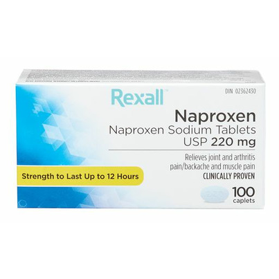 Rexall Naproxen Sodium Tablets 220 Mg