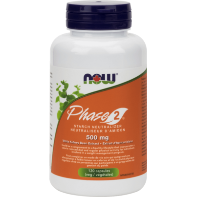 NOW Foods Phase 2 Starch Neutralizer 500 Mg