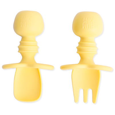 Bumkins Silicone Chewtensils Cutlery Pineapple