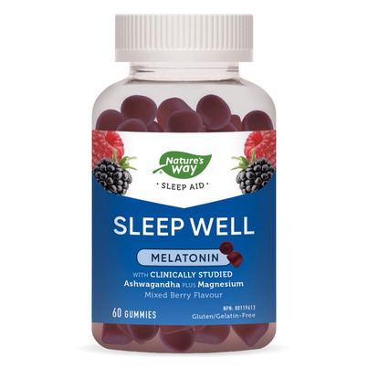 Nature's Way Sleep Well Melatonin Mixed Berry