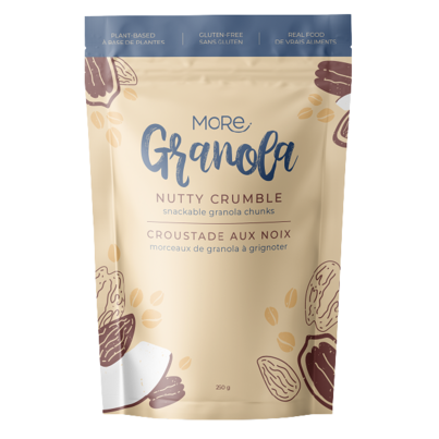 More Granola Nutty Crumble Snackable Granola Chunks