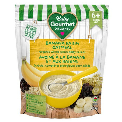 Baby Gourmet Organic Banana Raisin Oatmeal