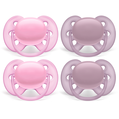 Philips AVENT Ultra Soft Pacifier Pink