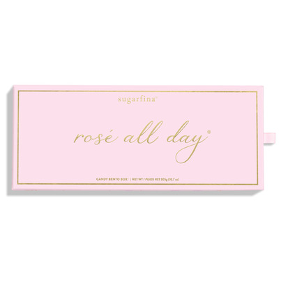 Sugarfina Rose All Day 3 Piece Candy Bento Box