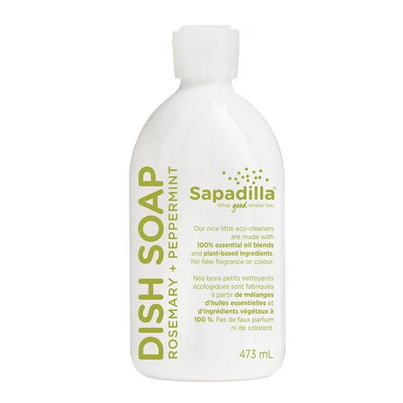 Sapadilla Dish Soap Rosemary + Peppermint