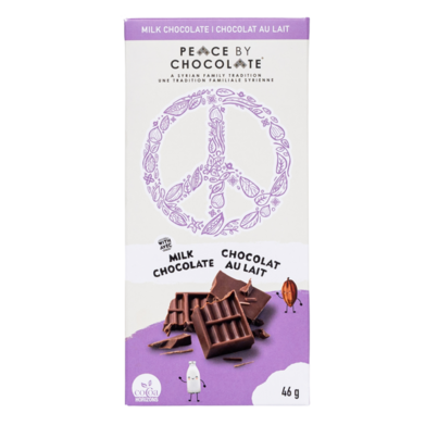 Peace By Chocolate Milk Chocolate Bar