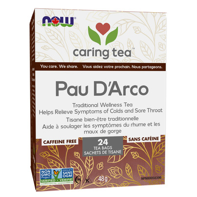 NOW Foods Caring Tea Pau D'Arco
