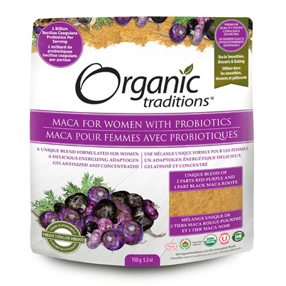 Organic Traditions Maca For Women With Probiotics