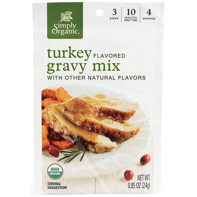 Simply Organic Turkey Flavored Gravy Mix