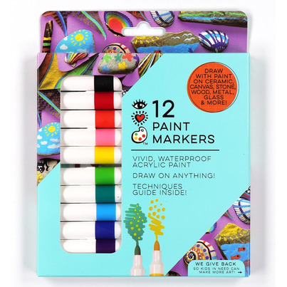 Bright Stripes IHeartArt Acrylic Paint Markers