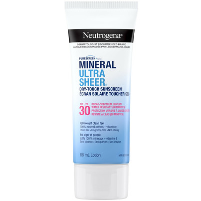 Neutrogena Mineral Ultra Sheer Dry-Touch Sunscreen Lotion SPF 30
