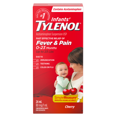 Tylenol Infants' Fever & Pain Suspension Drops Cherry
