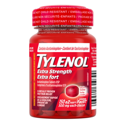 Tylenol Extra Strength 500mg EZ Tabs