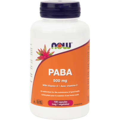 NOW Foods Paba With Vitamin C 500 Mg