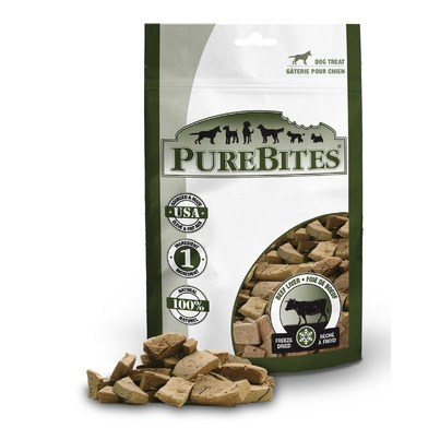 PureBites Freeze Dried Beef Liver Dog Treats