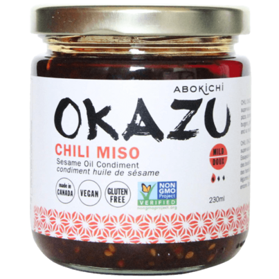 Abokichi OKAZU Chili Miso Sesame Oil Condiment Large