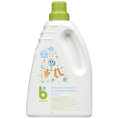 Babyganics 3x Concentrated Laundry Detergent Fragrance Free