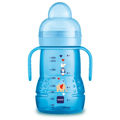 MAM Trainer Bottle With Handles Blue