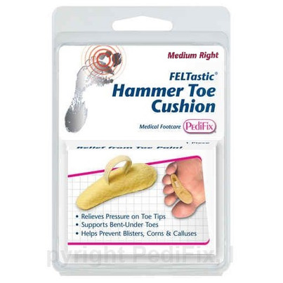 PediFix FELTastic Hammer Toe Cushion Medium Right Foot