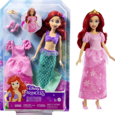 Disney Princess Mermaid To Princess Ariel Doll
