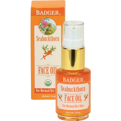 Badger Seabuckthorn Face Oil For Normal Or Dry Skin