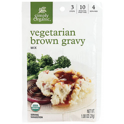Simply Organic Vegetarian Brown Gravy Mix