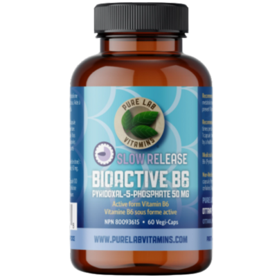 Pure Lab Vitamins Bioactive B6 Slow Release 50mg