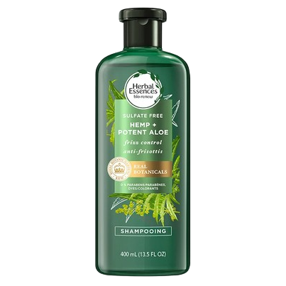 Herbal Essences Pure Plants Frizz Control Shampoo Hemp + Potent Aloe
