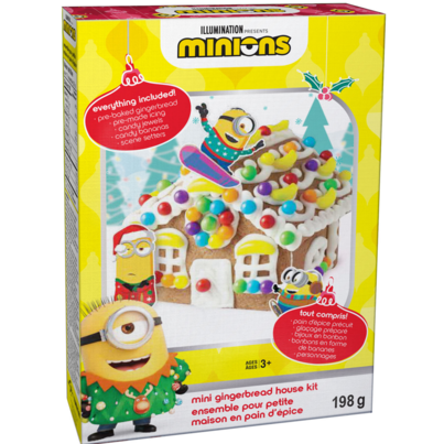 Minions Mini Gingerbread House Kit