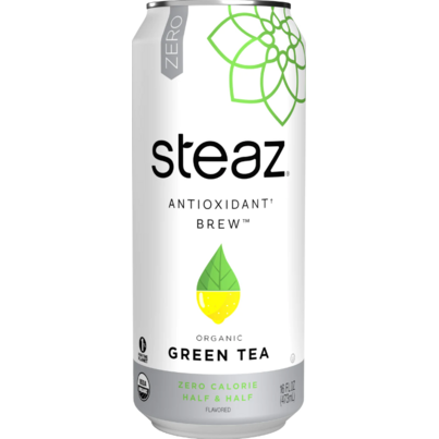 Steaz Iced Teaz Organic Zero Calorie Green Tea Half And Half