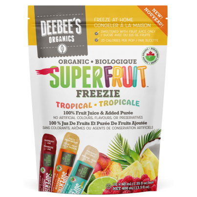 DeeBee's Organics Super Fruit Freezies Tropical
