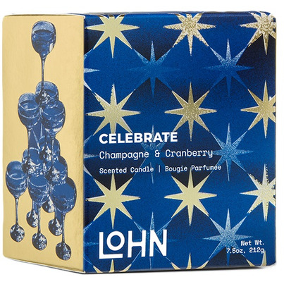 LOHN CELEBRATE Candle Champagne & Cranberry