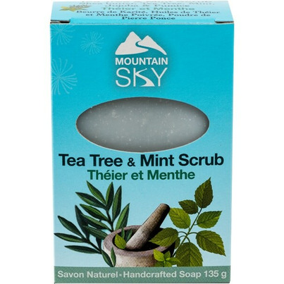 Mountain Sky Tea Tree & Mint Scrub Bar Soap