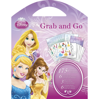 Trends Disney Princess Grab & Go Sticker & Activity Book