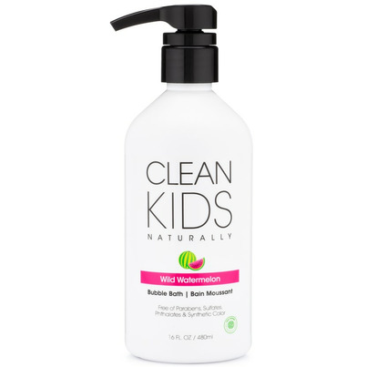 Clean Kids Naturally Bubble Bath Wild Watermelon