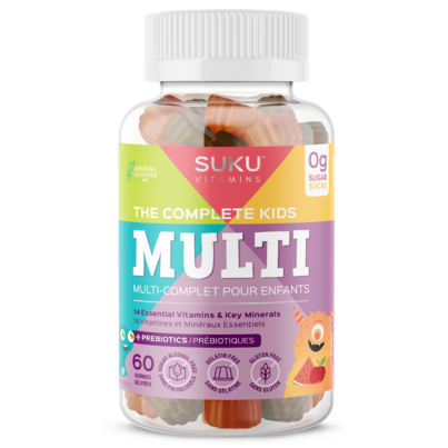SUKU Vitamins The Complete Kids Multi + Prebiotics